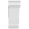 Ekena Millwork Standard Traditional Architectural Grade PVC Bracket with Traditional Ends, 5"W x 14"D x 14"H BKTP05X14X14TRA01 - alternate 3